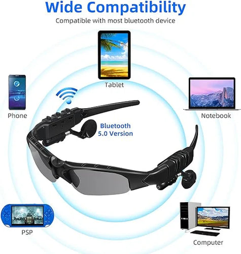 Wireless Bluetooth Headset Sunglasses - Gadget Haven